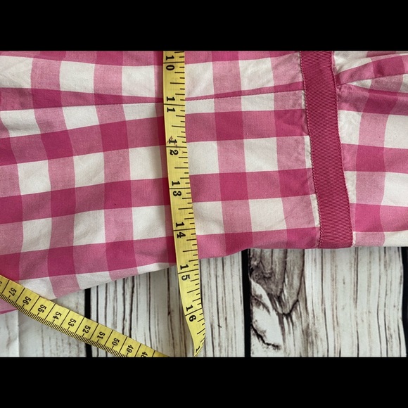 LILLY PULITZER Pink Gingham Strapless Dress - Picture 7 of 16